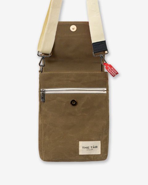 POST BAG STONE CARAMEL