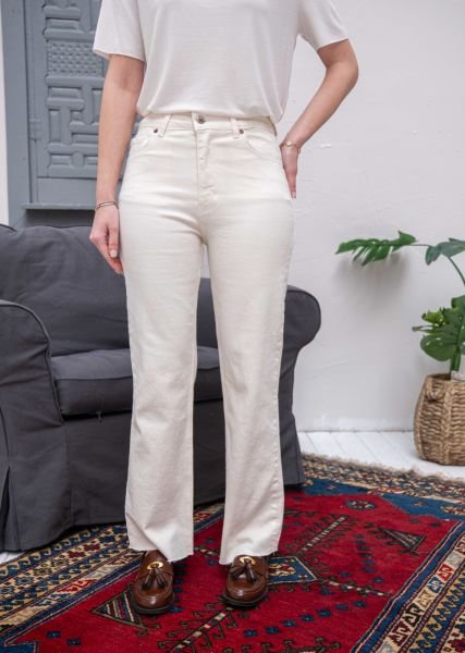 LYCRALI FLARE PANTOLON KREM