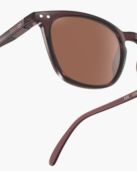 Izipizi Sun #E Old Leather - Koyu Kahverengi Yetişkin Güneş Gözlüğü