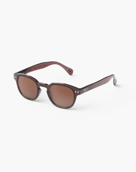 Izipizi Sun #C Old Leather - Koyu Kahverengi Yetişkin Güneş Gözlüğü