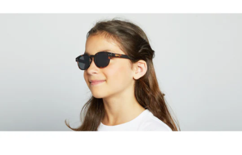 Izipizi Sun Junior #C Tortoise 5-10 Yaş - Kahverengi Çocuk Güneş Gözlüğü