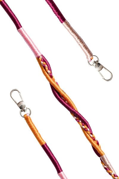 Hippi Renkli Örgü 110cm Telefon ve Çanta Askısı