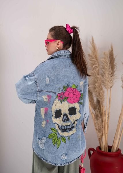 UNISEX OVERSIZE JEAN CEKET