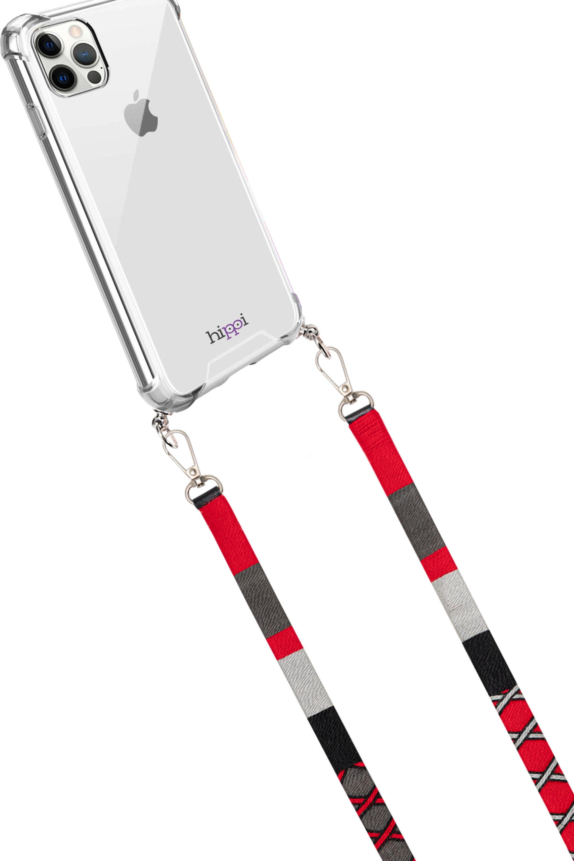 Hippi Renkli Örgü 110cm Telefon ve Çanta Askısı