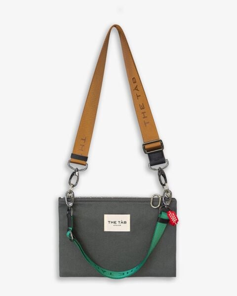 THE TAB ATELİER GREY CLUTCH