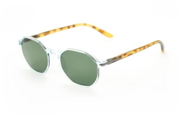 Santorini Crystal Amber Green Unisex Güneş Gözlüğü