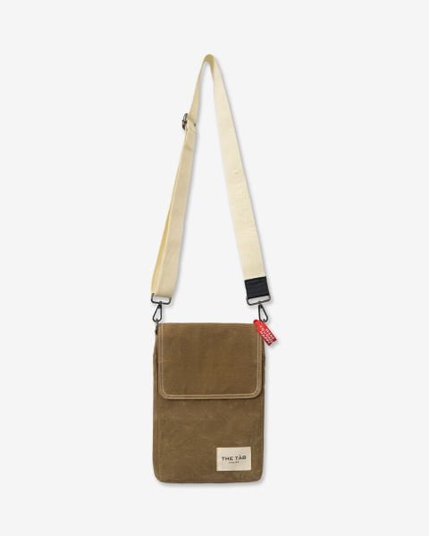 POST BAG STONE CARAMEL