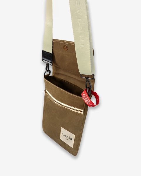 POST BAG STONE CARAMEL